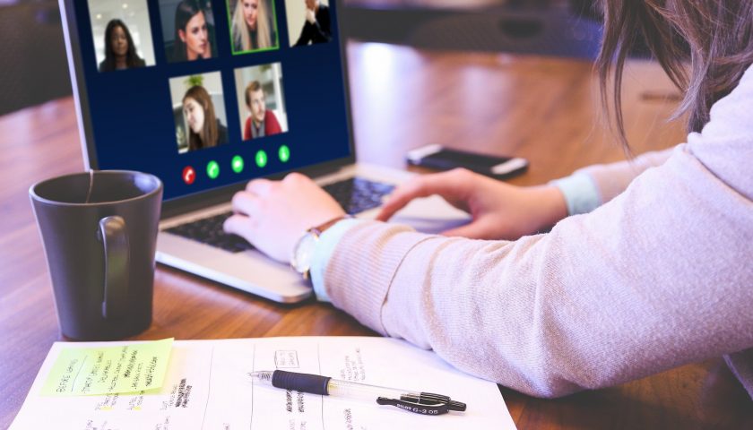 Picture of a video conference