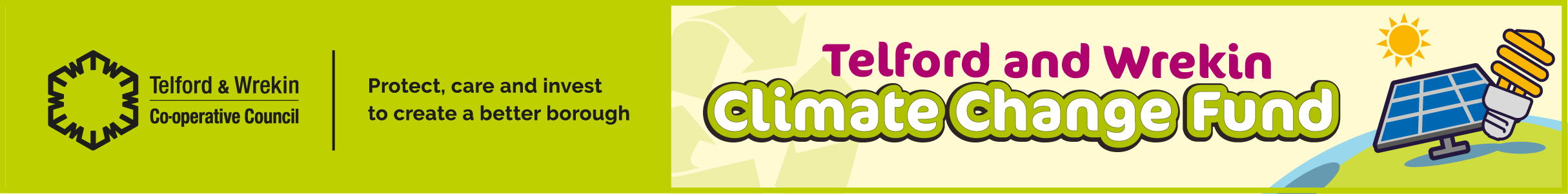 Logo for Telford and Wrekin Climate Change fund